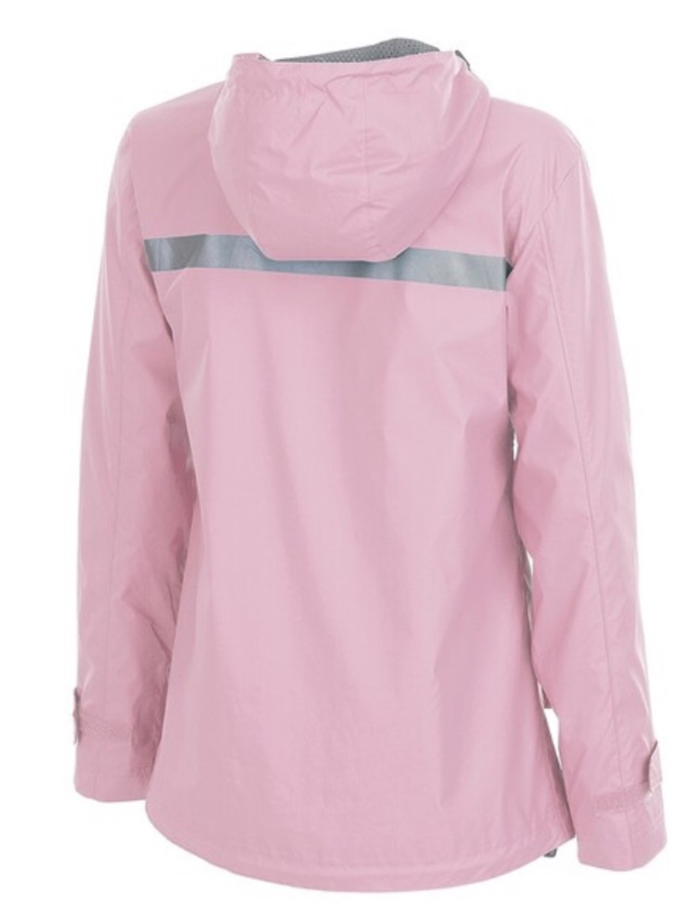Charles River Apparel Pink New Englander Rain Jacket Windbreaker Size M - Picture 3 of 9